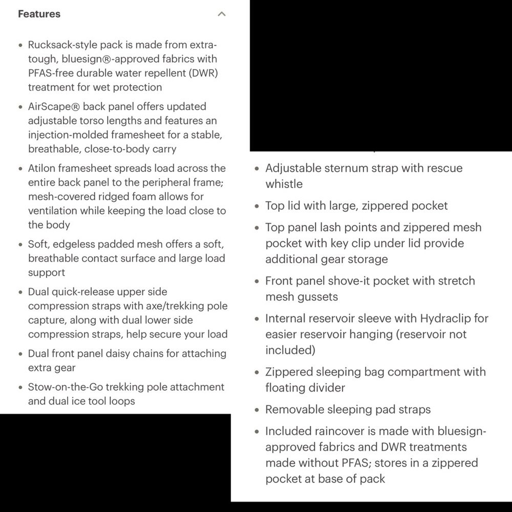 OSPREY KYTE 38L Women's Backpack - XS/S - Picture 15 of 16